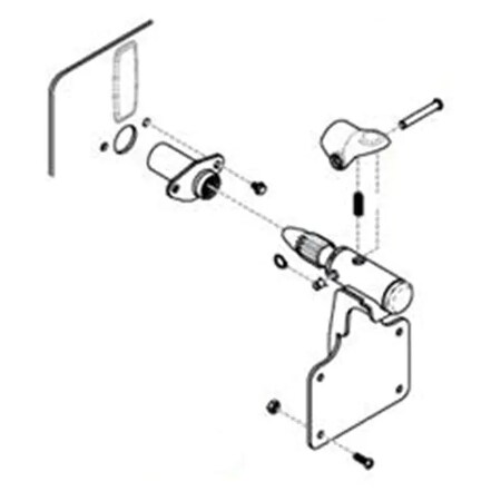 Midmark Welch Allyn Light Bracket, 204/22X/604/62X 9A463001